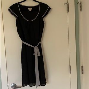 Loft Black with grey trim Dress